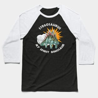 My Stegosaurus Dinosaur Spirit Design Baseball T-Shirt